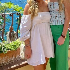 Abercrombie & Fitch White Mini Dress